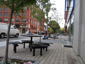 street photo of toronto little italy 2023