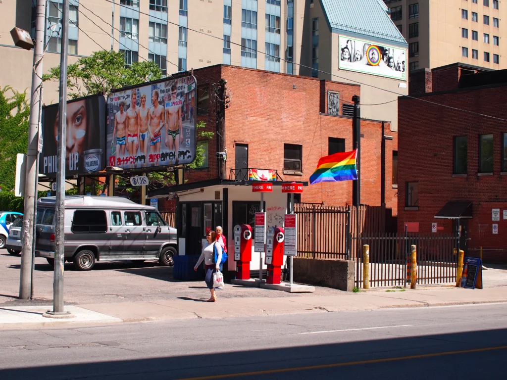 Gay Village in toronto Church and Wellesley 